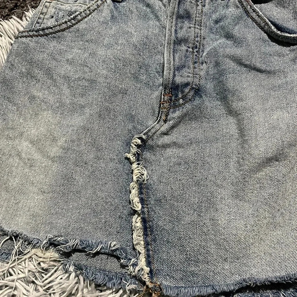 WE the free denim skirt size 25 - Picture 4 of 14